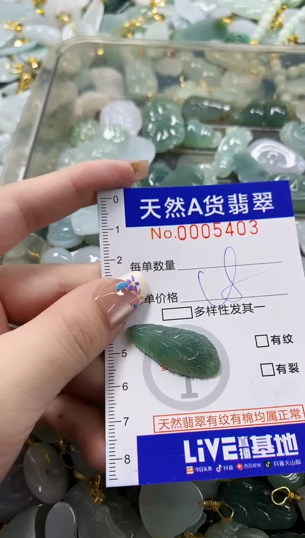 颈饰未镶嵌翡翠天然A货翡翠
