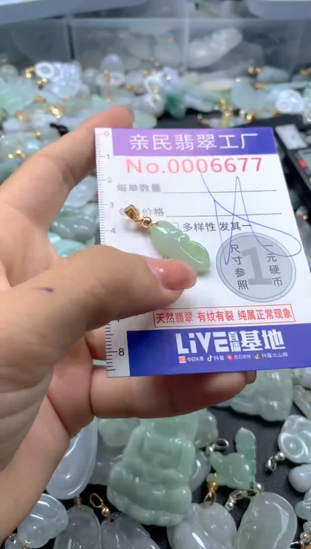 颈饰未镶嵌翡翠6677