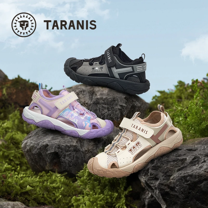 泰兰尼斯夏季新款凉鞋包头防踢透气鞋面户外速干凉鞋T07D5B6425