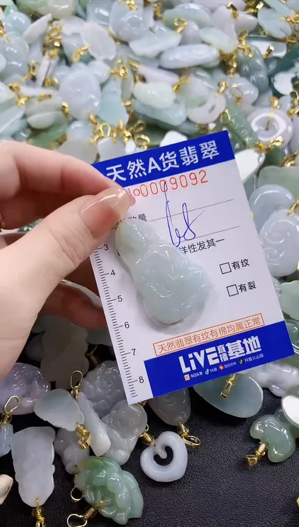 颈饰未镶嵌翡翠天然A货翡翠