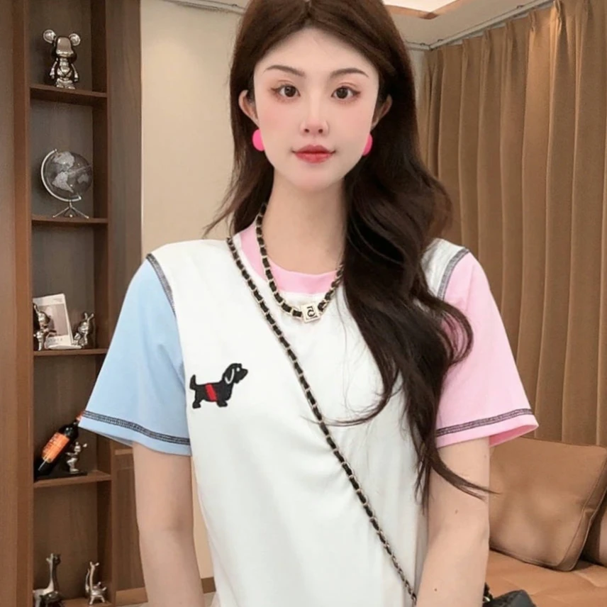 媛媛SOYFSD-2025年新款短袖上衣时尚休闲百搭春季B0050