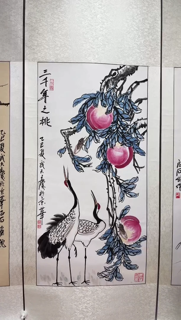 国画武天庆老师三千年之桃