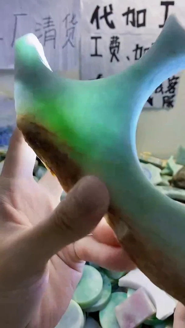裸石翡翠纯天然缅甸翡翠352