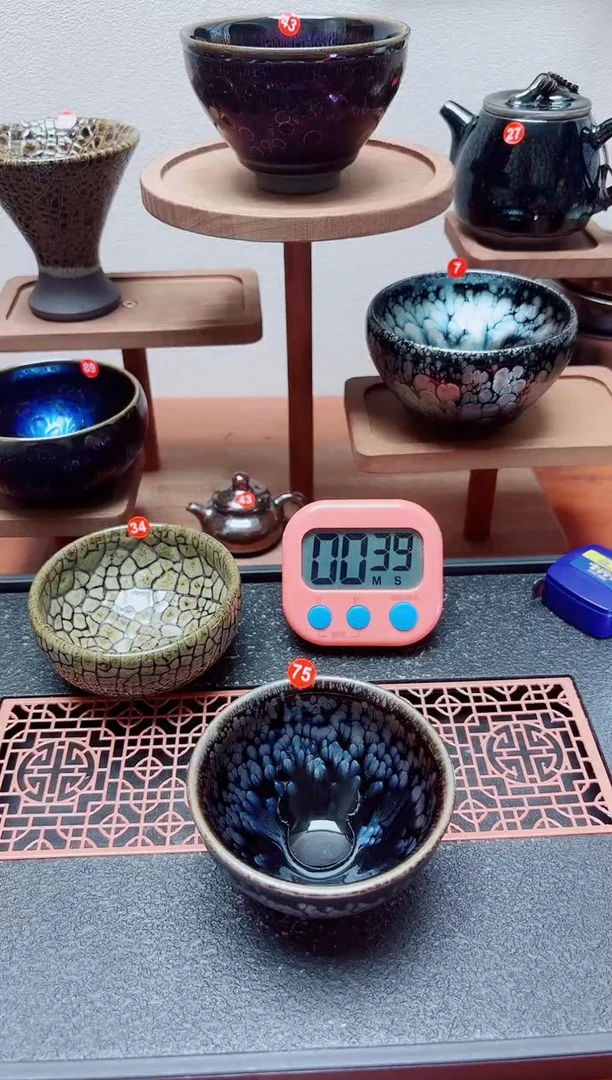 茶盏F**狼75号建盏工匠茶器