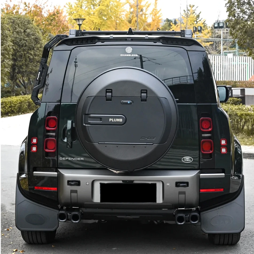 适用20-25路虎卫士90/110/130挡泥板外观改装黑武士配件