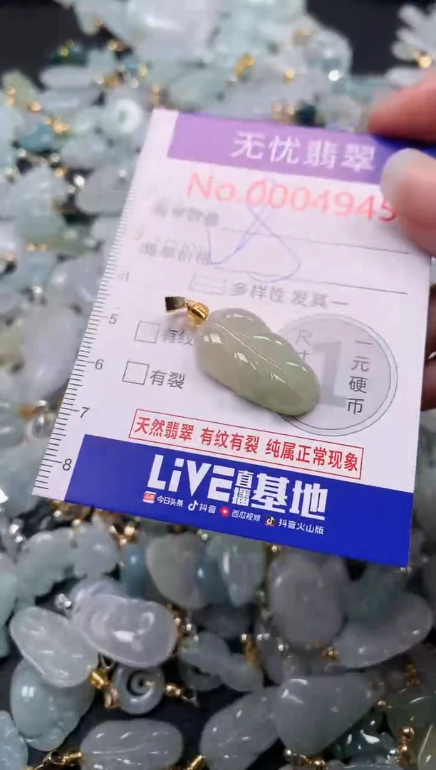 吊坠(不含链)未镶嵌翡翠4945