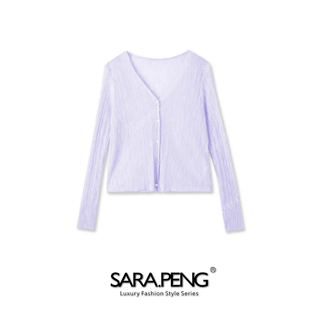 S.PENG竹节纹｜重磅竹节麻超薄针织毛衣｜凉感轻盈｜休闲百搭｜肌理感