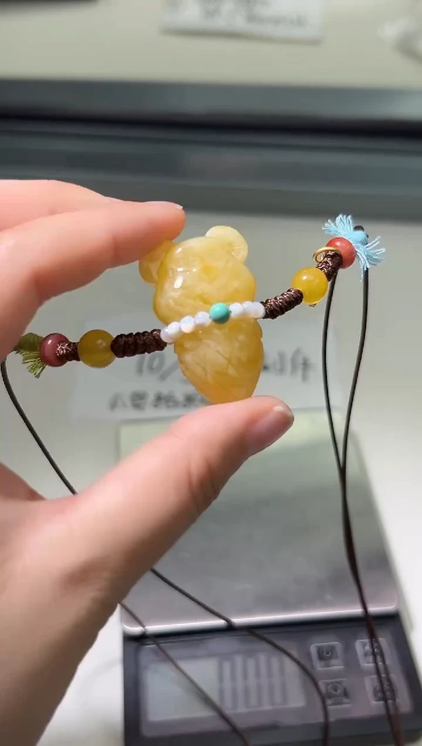 裸石琥珀未镶嵌琥珀蜜蜡吊坠