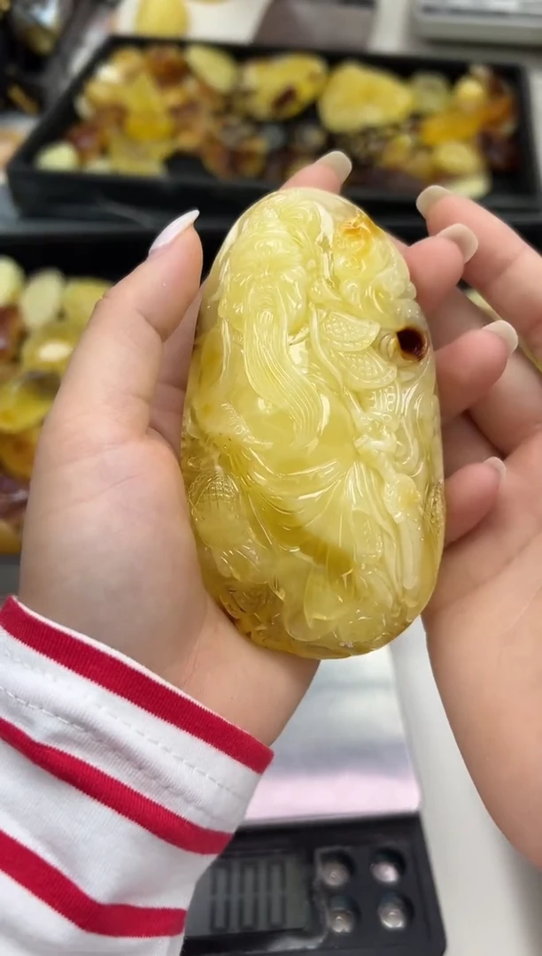 裸石蜜蜡未镶嵌旭****y琥珀蜜蜡吊坠