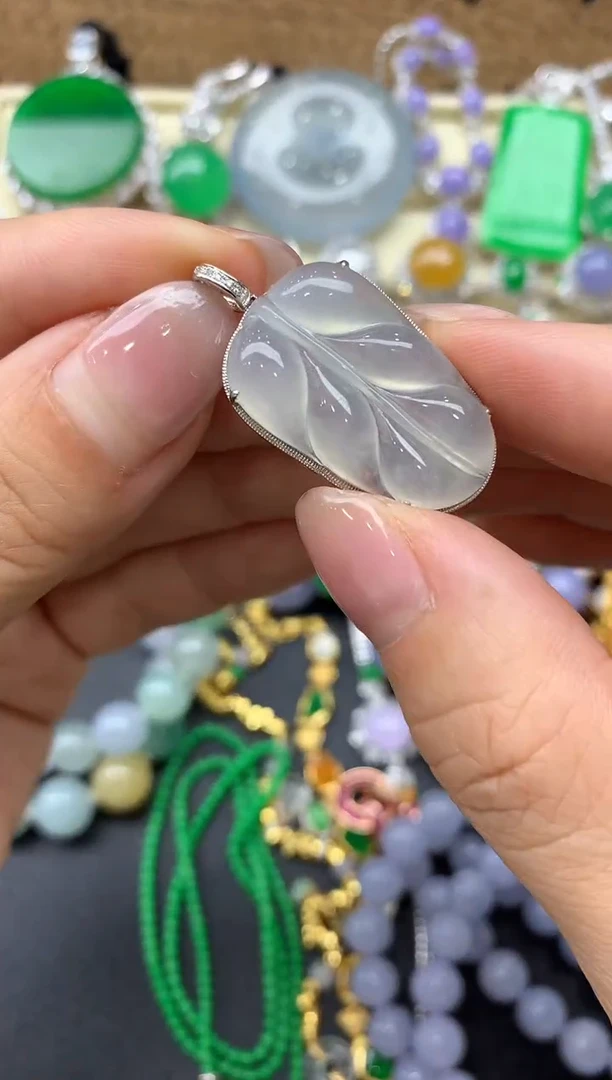 【闪购商品】翡翠颈饰18K金镶嵌123-中国好珍宝