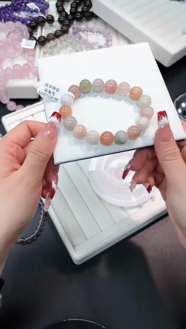 【闪购商品】水晶手串未镶嵌94d多样性发其一/1条默认微瑕