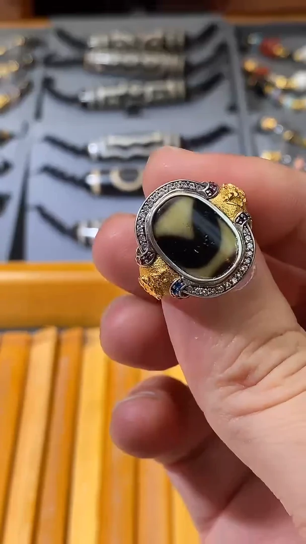 玛瑙/玉髓（覆膜）颈饰未镶嵌C10184多样性发一