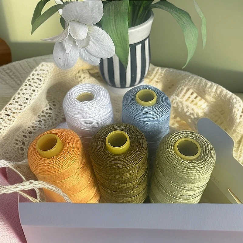 茉汐美线~处理尾货香云纱夏季蚕丝蕾丝线手工毛线编织
