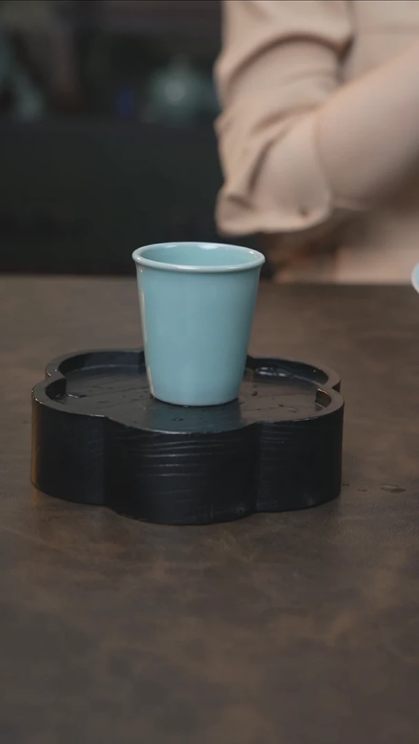 可乐杯 汝瓷 （拾汝）（天青）
