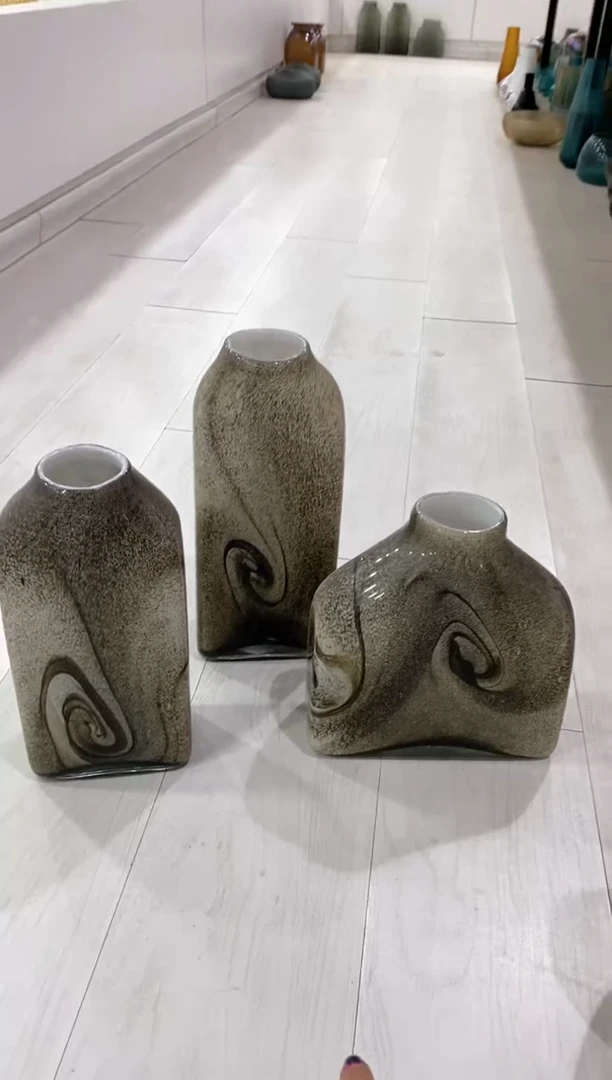 【闪购商品】琉璃慕忆家花瓶一套