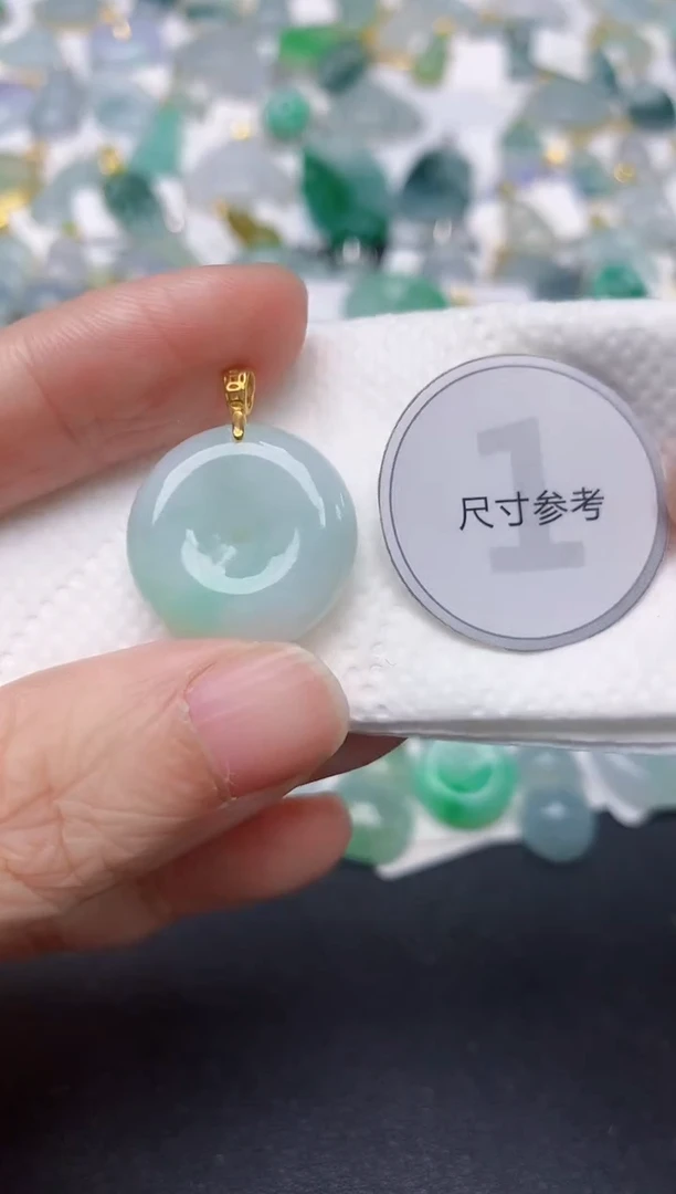 颈饰未镶嵌翡翠天然缅甸A货翡翠