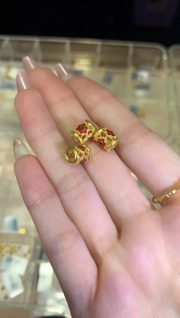 【闪购商品】定制足金吊坠(不含链)路路通吊坠a61