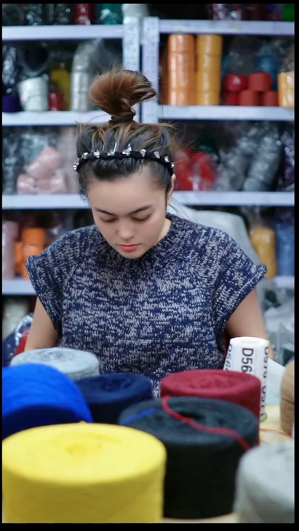 羊毛欢姐手编线D566