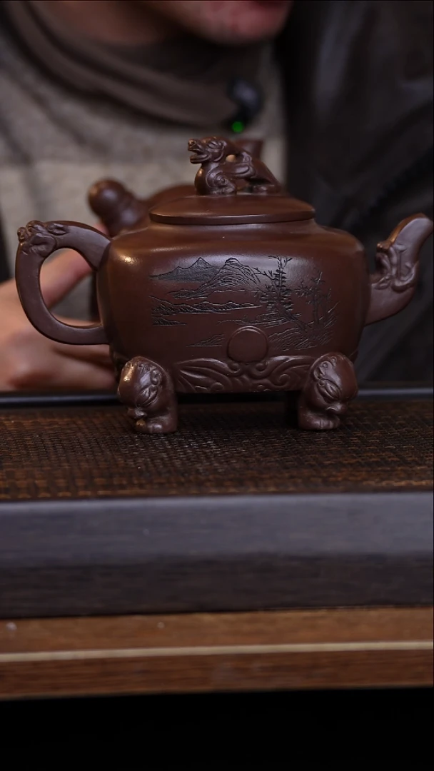 茶壶紫砂宜兴手工原矿紫砂壶001