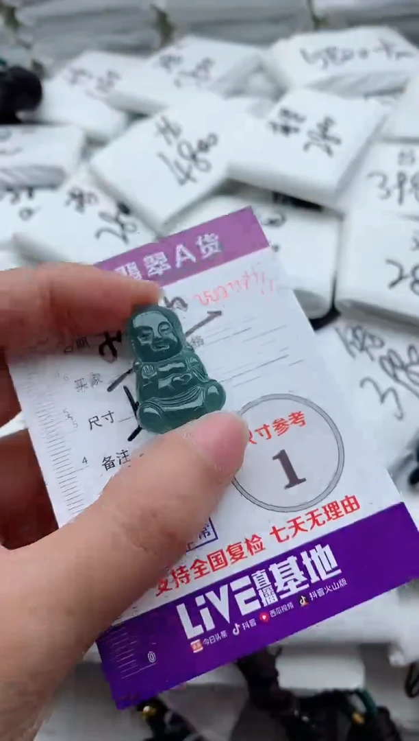 翡翠未镶嵌颈饰·