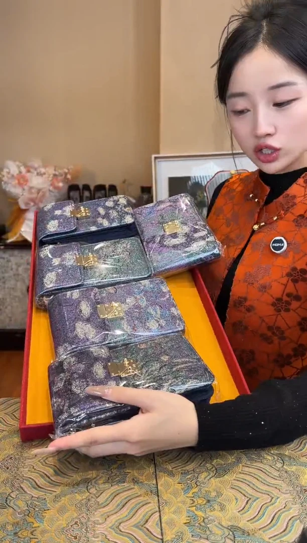 刺绣瞎盒 非遗唐锦包包