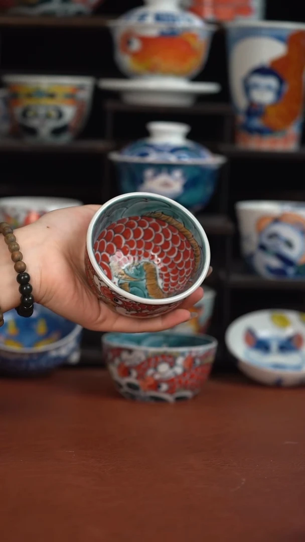 老师作品九鱼水缸杯（宠粉福利）