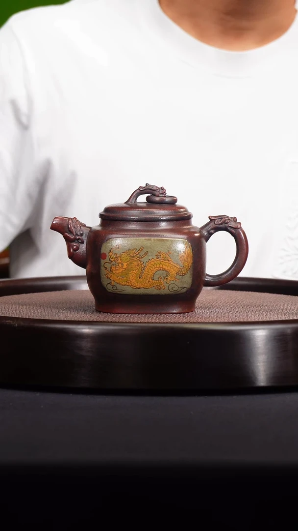 茶壶紫砂宜兴紫砂原矿壶