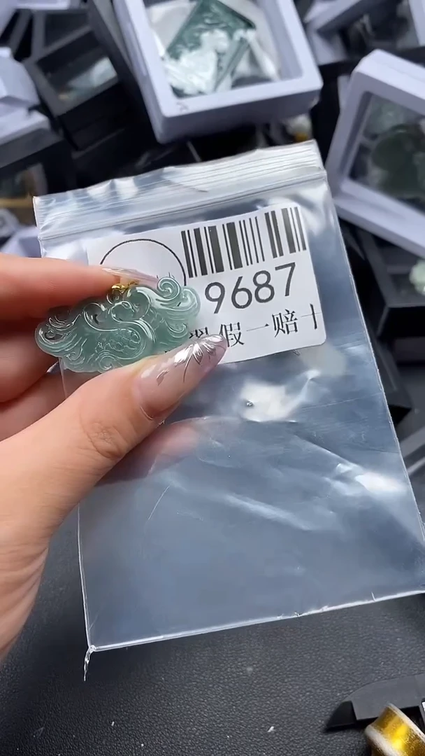吊坠(不含链)未镶嵌翡翠9687