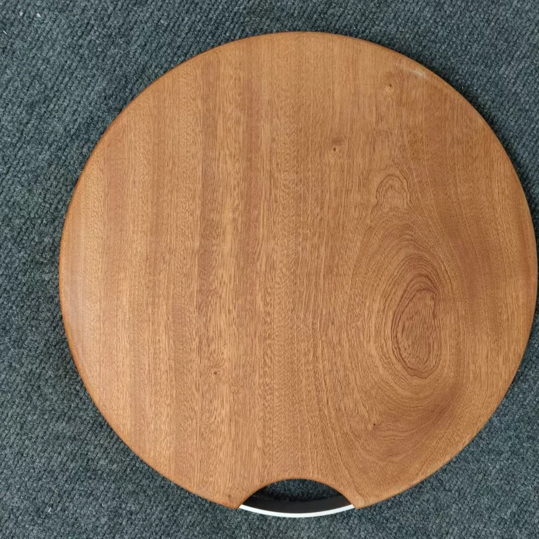 乌檀实实木抗菌防霉整木大号切菜板圆菜板微瑕菜板36**36*3圆