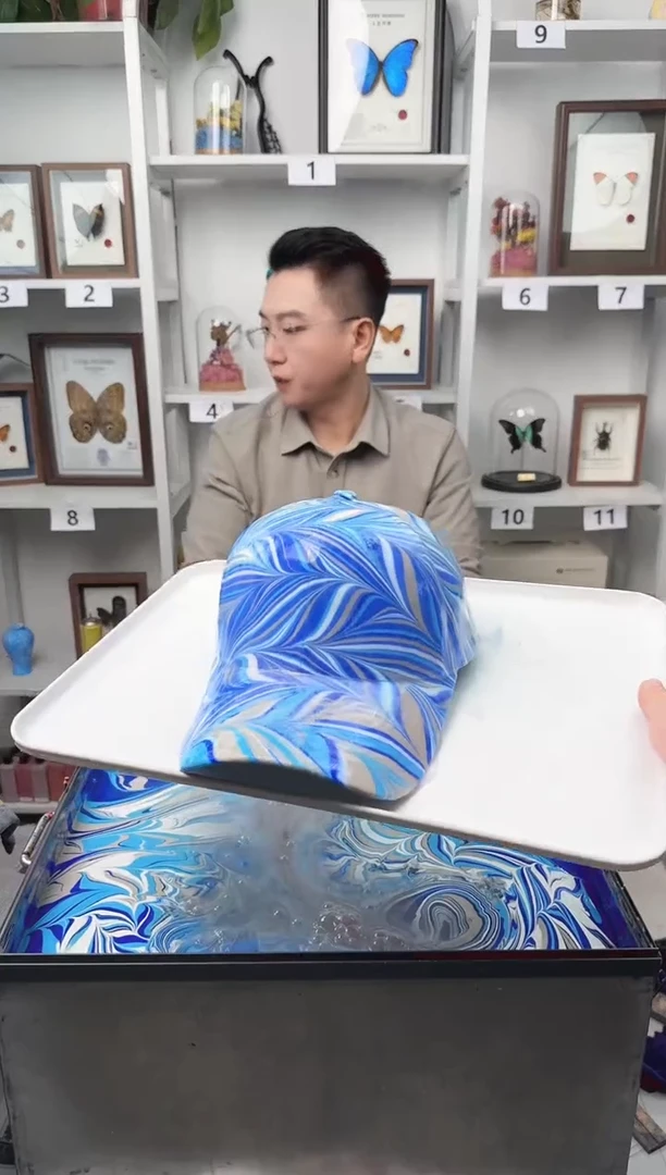 纯棉成人款麦穗纹水拓帽