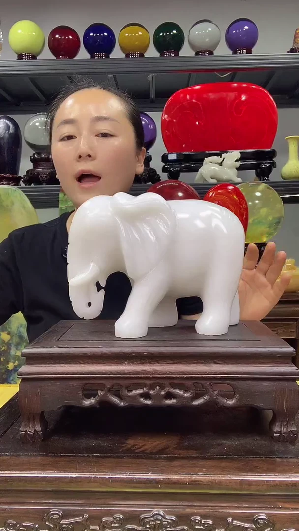 石材鸿运当头高档家居摆件办公室摆件