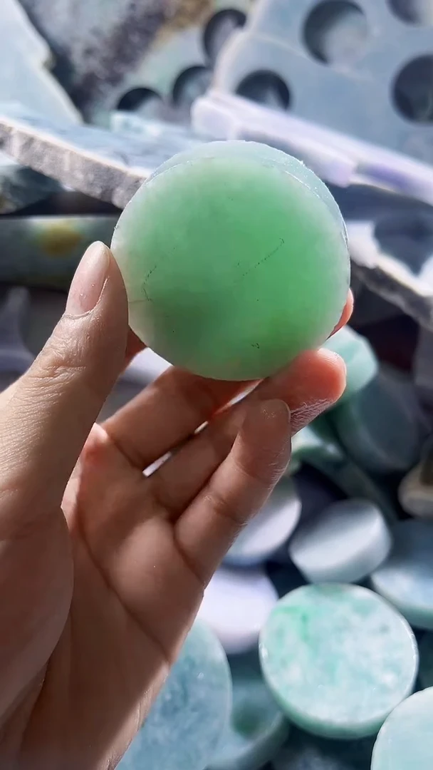 翡翠裸石缅甸翡翠A货陈6648