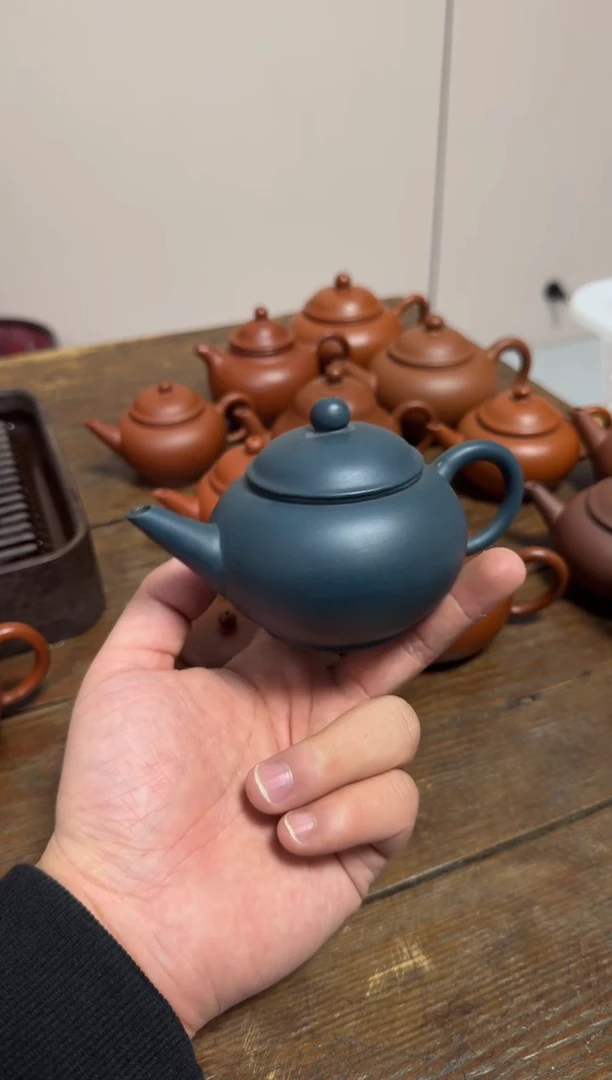 茶壶紫砂A*T民绿大水平壶