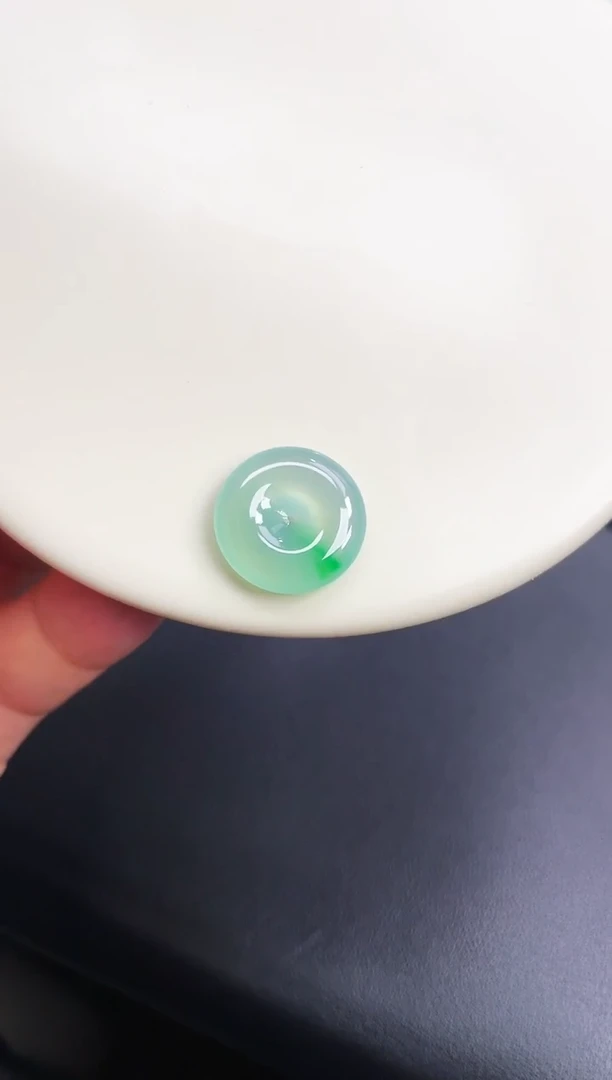 颈饰未镶嵌翡翠【30】平安扣 尺寸 17.3  4.9mm