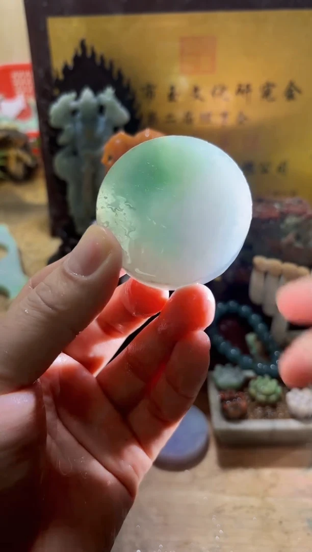 未镶嵌挂件翡翠A货常星8073