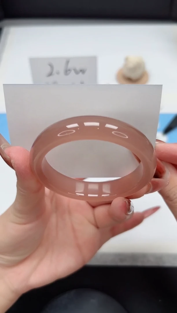 【闪购商品】石英质玉手镯未镶嵌62/葡萄紫55.5