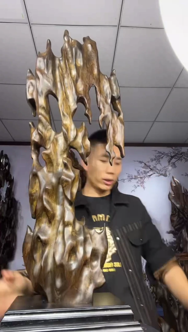 金丝楠木雕款简*金丝楠木工艺品摆件