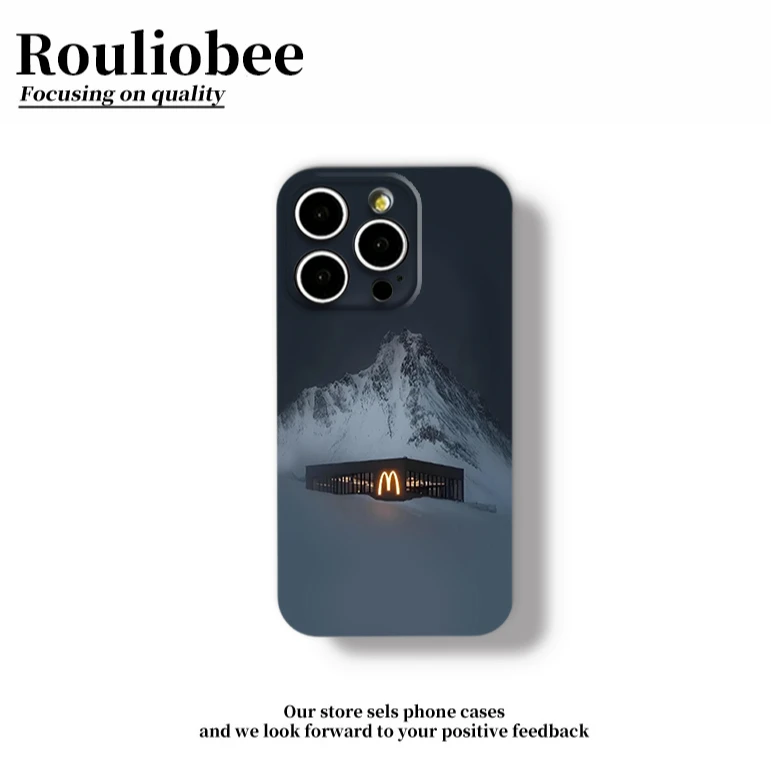 欧克里里M记麦岛岛适用苹果17手机壳16pro华为P70oppo小米15vivo