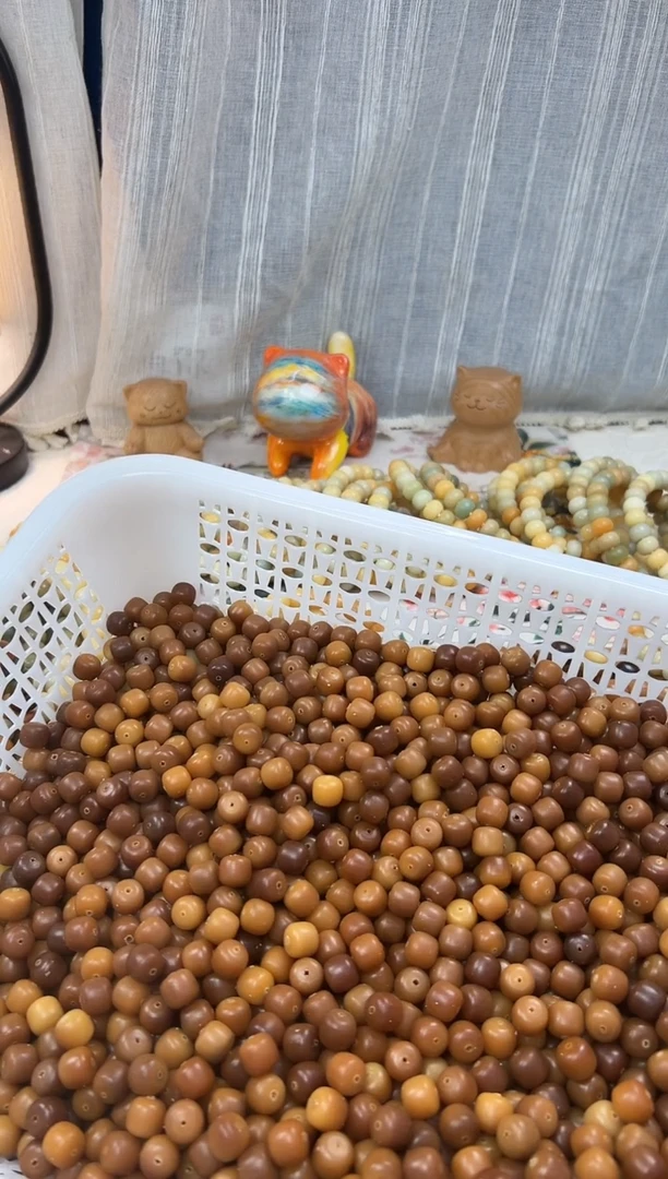 菩提根/象牙果手串10*11毛坯有瑕100颗2709散珠