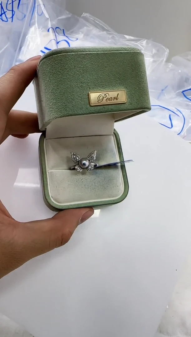 【闪购商品】海水珍珠DA银S925镶嵌a1027 珍珠7