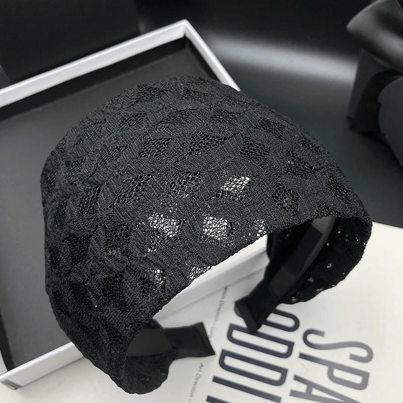 2025韩版宽边发箍发卡女遮白发带齿防滑透气网红运动发带百搭头箍