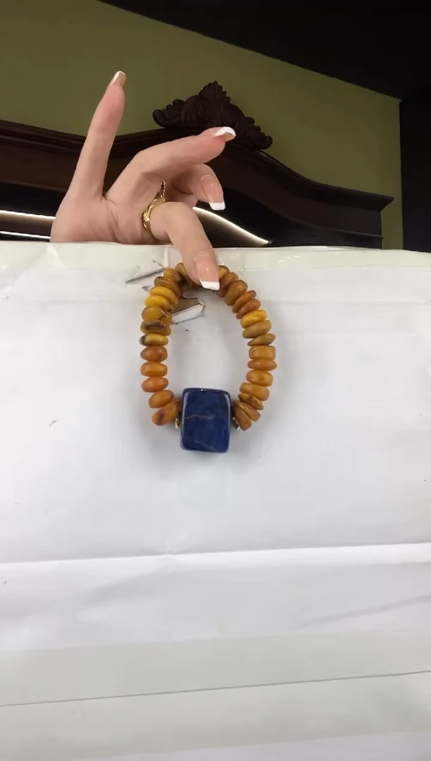 手链琥珀未镶嵌多样性发一