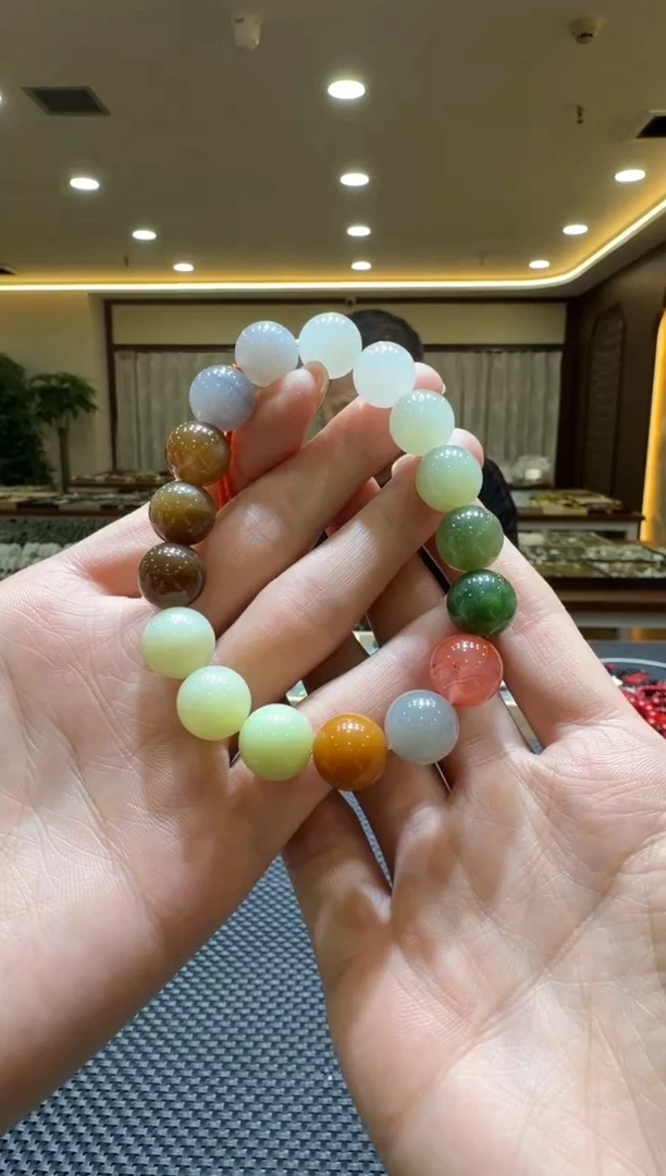 颈饰未镶嵌和田玉手串（多样性发一）12