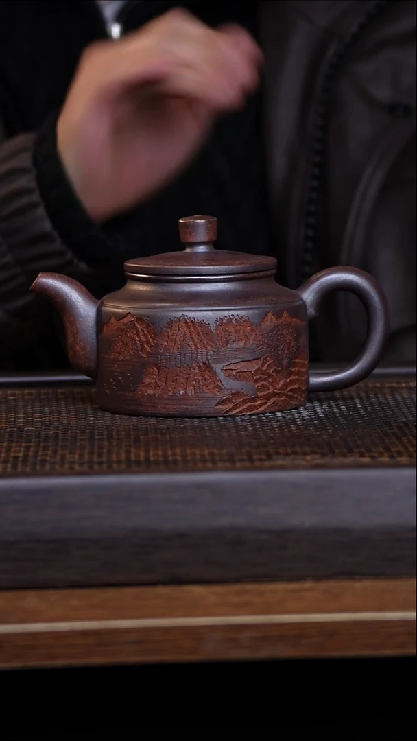 茶壶紫砂宜兴手工原矿紫砂壶001
