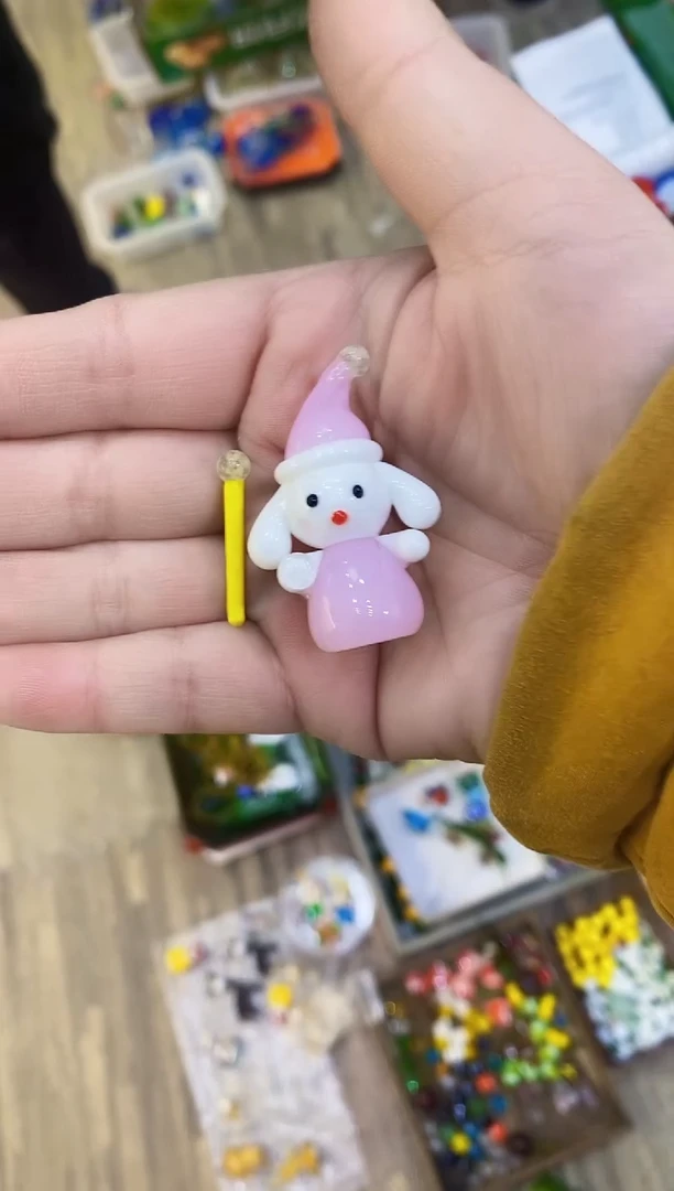 【闪购商品】琉璃手工艺品粉女孩