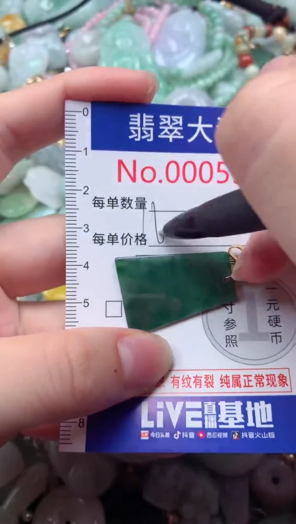翡翠未镶嵌吊坠(不含链)5561