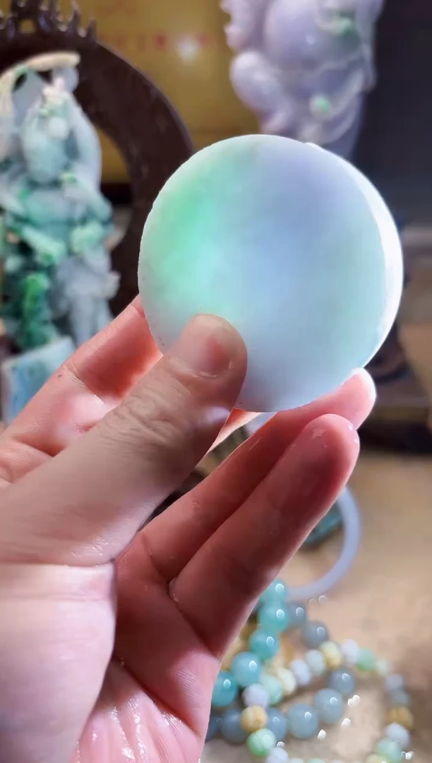 未镶嵌挂件翡翠A货张麦9162