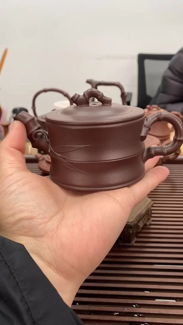 茶壶紫砂福利200毫升竹段