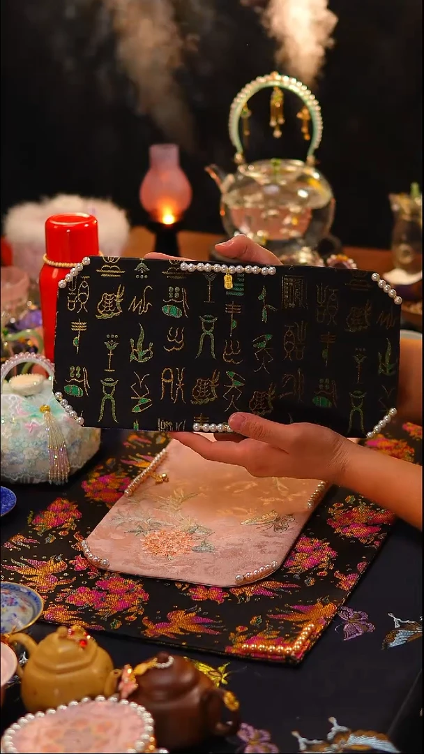 140茶席茶席35x18cm