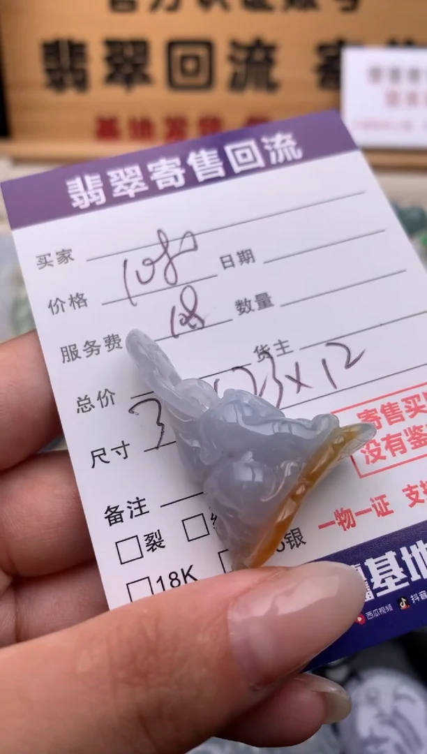 翡翠未镶嵌颈饰10135102